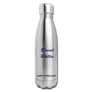 Water Before Sleep Water Bottle - silver